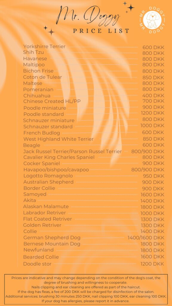 mr, doggy cennik
